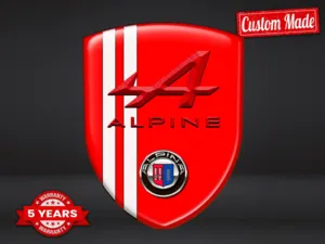 Alpina Adesivi Vinile Auto su Misura Resistenti Corsa Robusti